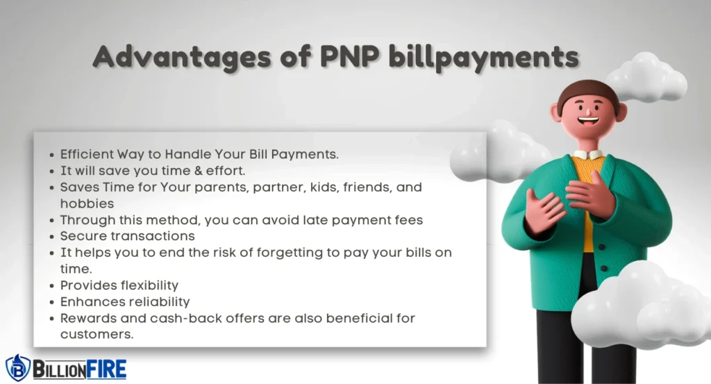 Advantages of PNP billpayments