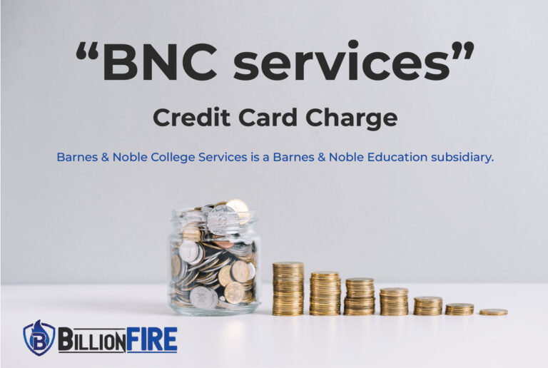 bnc services credit card charge