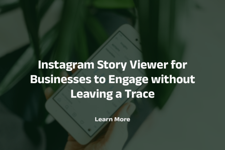 Instagram Story Viewer Businesses to Engage without Leaving a Trace