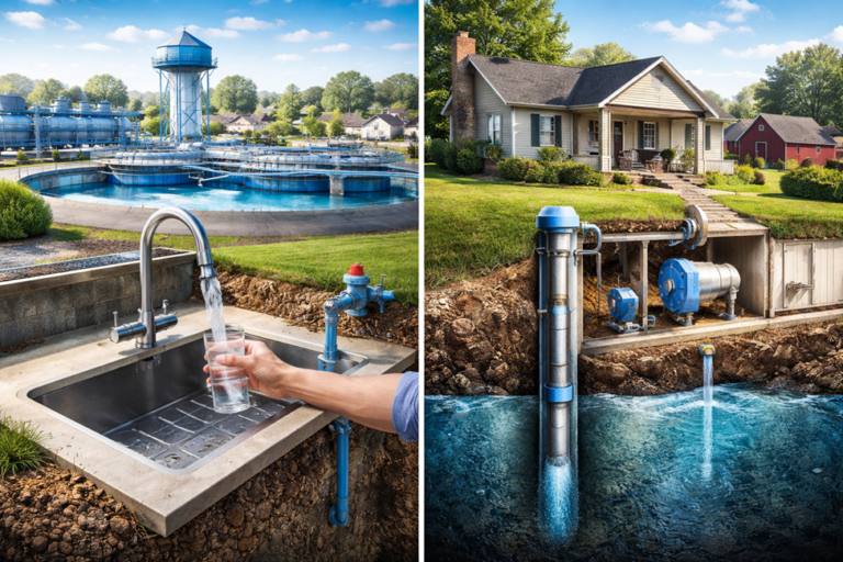 The Differences Between Municipal Water and Private Well Water