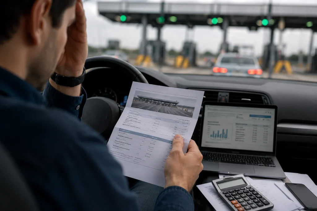 ERAC Toll Charge On Credit Card explanation
