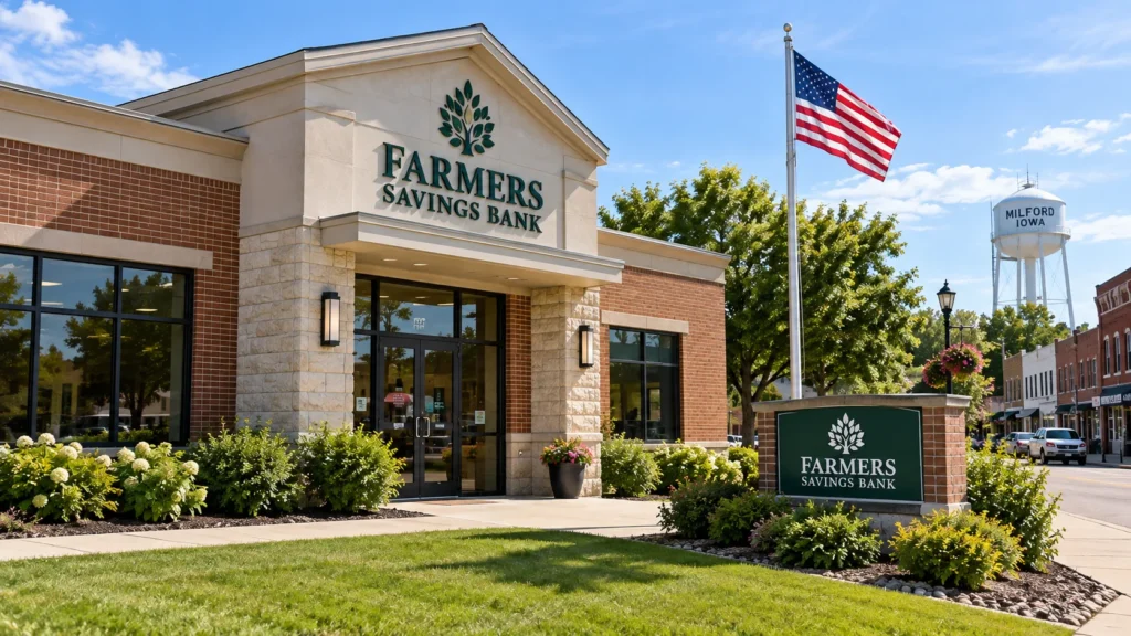 farmers savings bank milford iowa login details