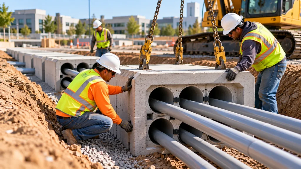 precast duct bank details