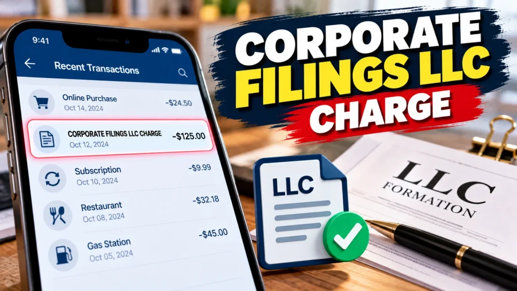 Corporate Filings LLC Charge Explained