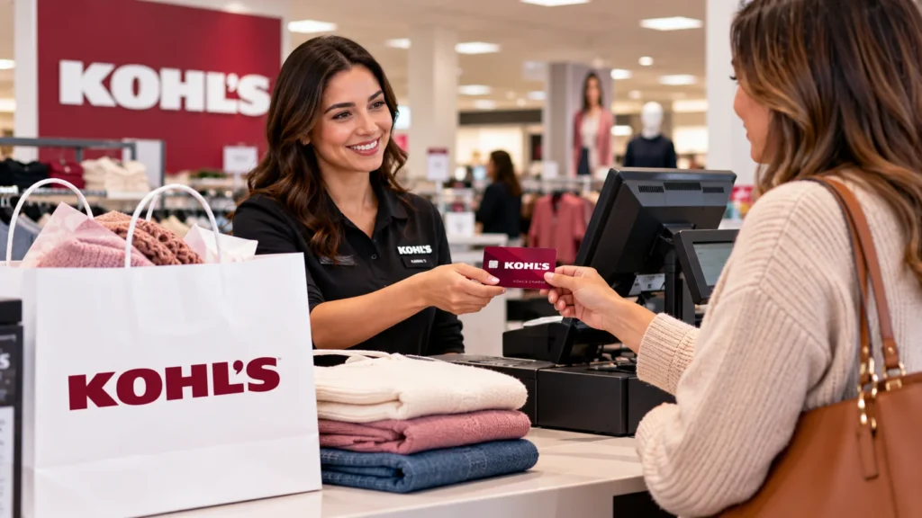 Friendly Kohl’s Checkout Interaction