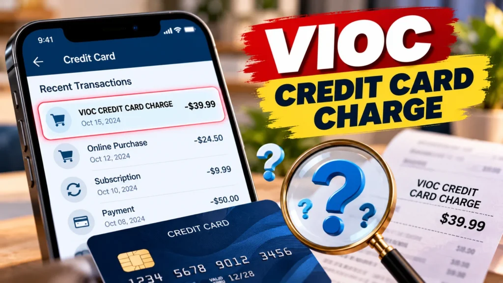 VIOC Credit Card Charge Explained